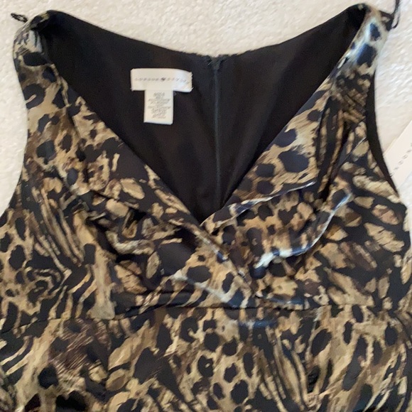 NWT London Style Leopard Print Dress 8 - Picture 4 of 8